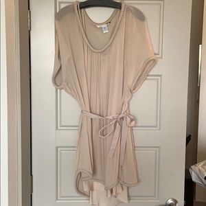 Diane Von Furstenberg blush cocktail dress